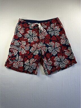 Y2K Sideout Men’s Swimming Trunks size 33, Blue & Red, Hawaii Vibe